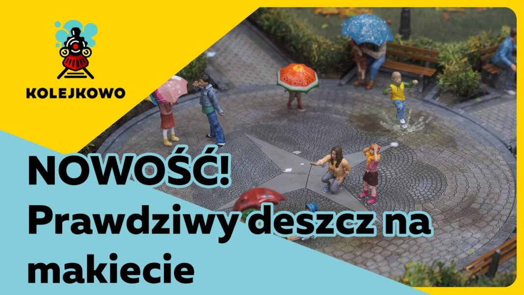 We Wrocławiu zbudowali makietę miasta ze sterowanym deszczem! We Wrocławiu zbudowali makietę miasta ze sterowanym deszczem!