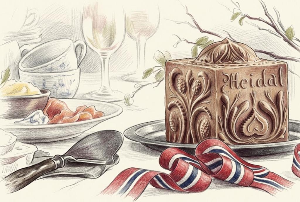 „Brunost. Tradycyjny norweski przysmak z karmelem w tle” „Brunost. Tradycyjny norweski przysmak z karmelem w tle”